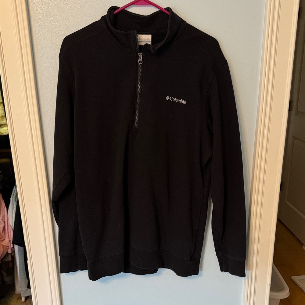 Columbia Men's Zip Up Black Sweater